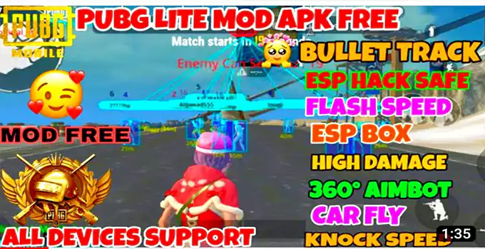 Pubg Lite Hack ESP (0.25.0 Update) No lag flash Speed hack