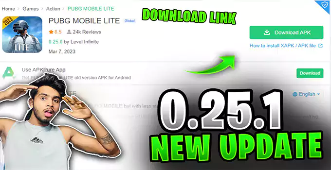 PUBG Mobile Lite latest 0.25.0 update